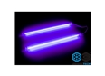 Neon Revoltec Twin Cclft Light 2x30cm Reattivo ai Raggi Uv Viola 